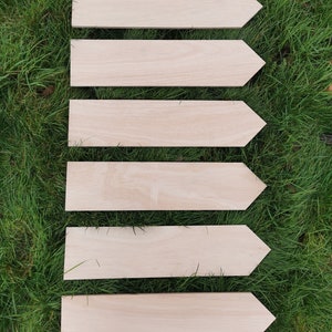 Arrow Signs Handmade Rustic Wood Blank Sign Posts Direction Wedding Garden Party image 5