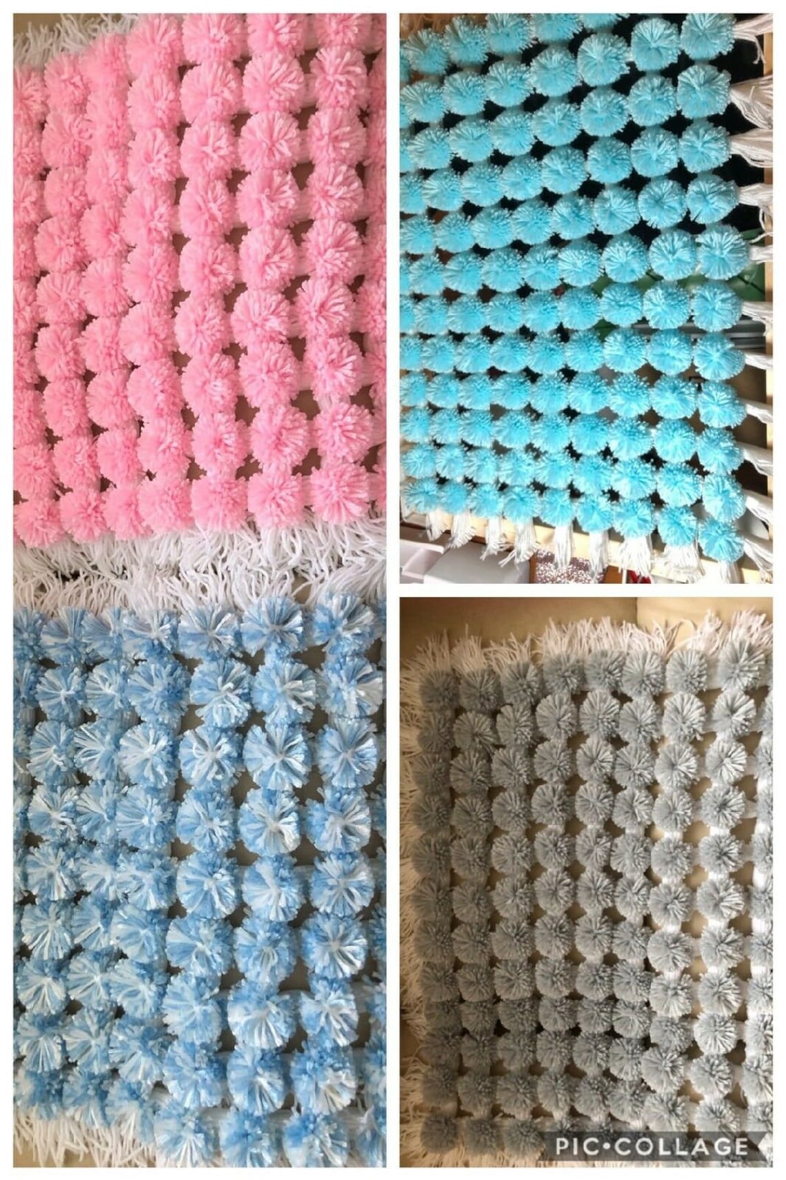 Loom Frame for Pom Pom Blankets Choose your size Loom Etsy