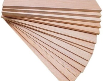 Balsa Wood Sheets Blocks Wide Model Making Architect Arts Crafts 450mm Long x 75mm/100mm