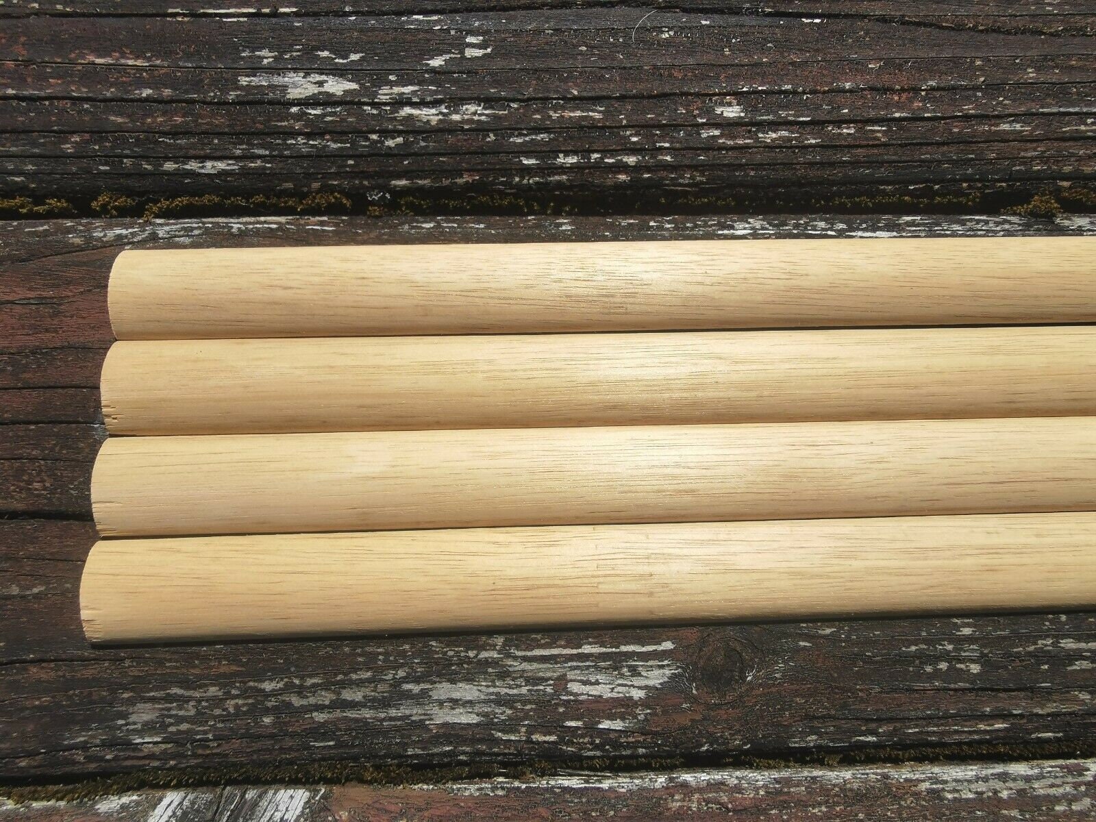 Half Round Dowels Fluted Furniture Wood Trim Craft Poles Etsy UK