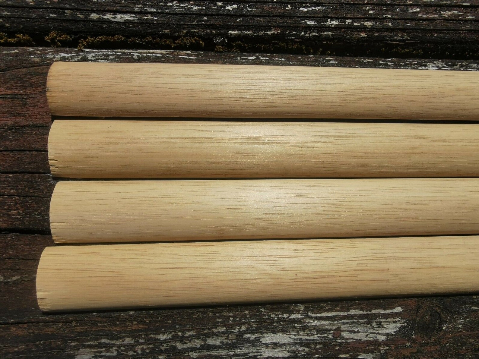 Half Round Dowels Fluted Furniture Wood Trim Craft Poles Etsy UK