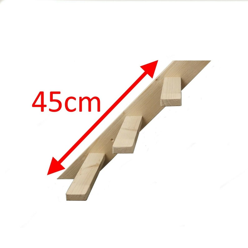 Cat Ladder Wall or Fence Mounted Pet Steps Furniture Tower Etsy UK