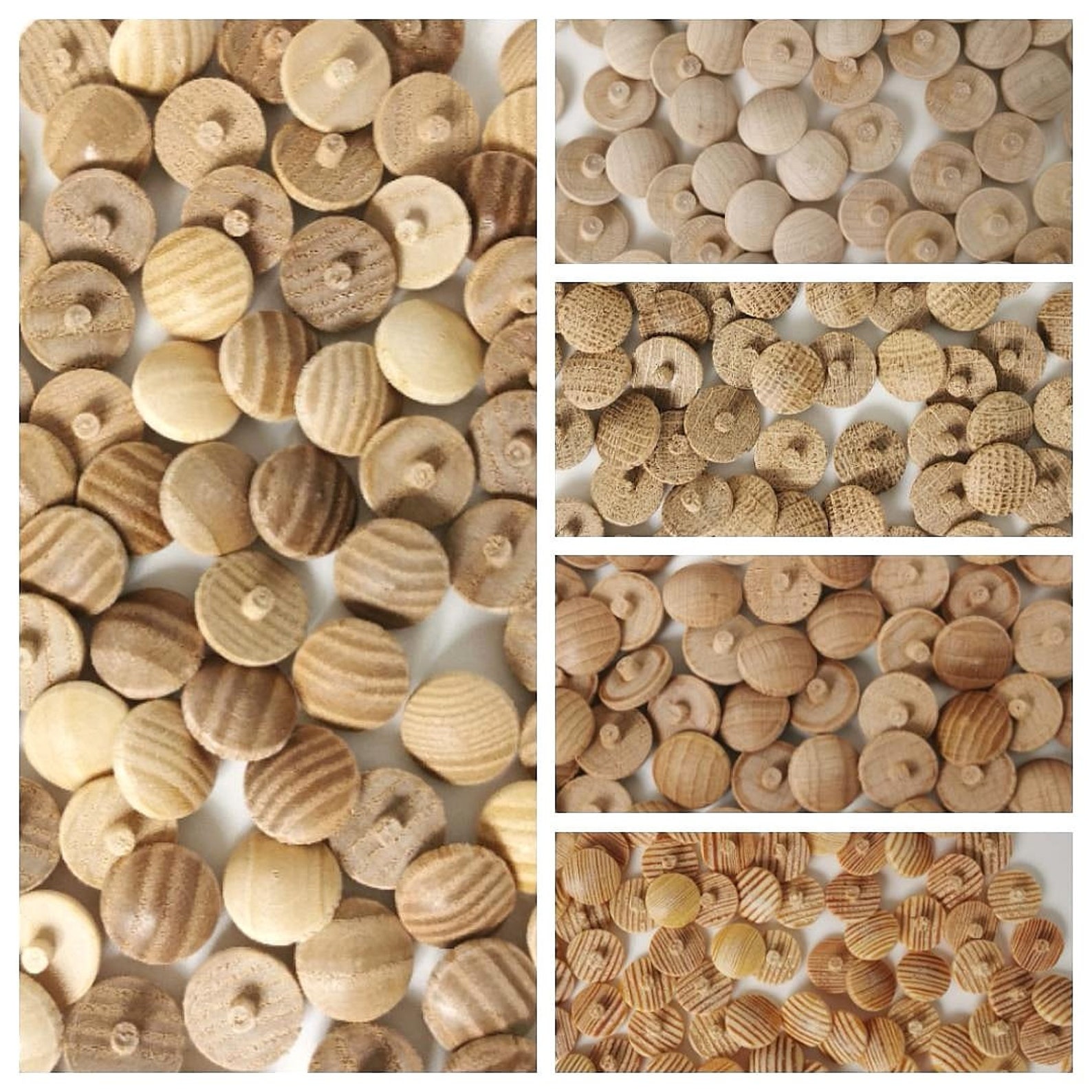 Press Fit Solid Wood Screw Cover Caps Pine Oak Beech Ash Maple Etsy