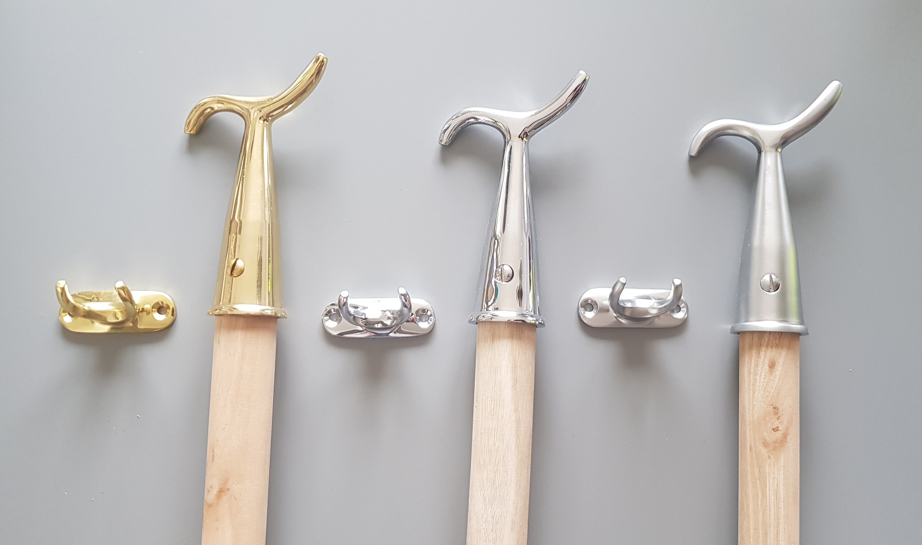 Window Hardware Locks & Latches SASH WINDOW BLIND POLE HOOK POLISHED