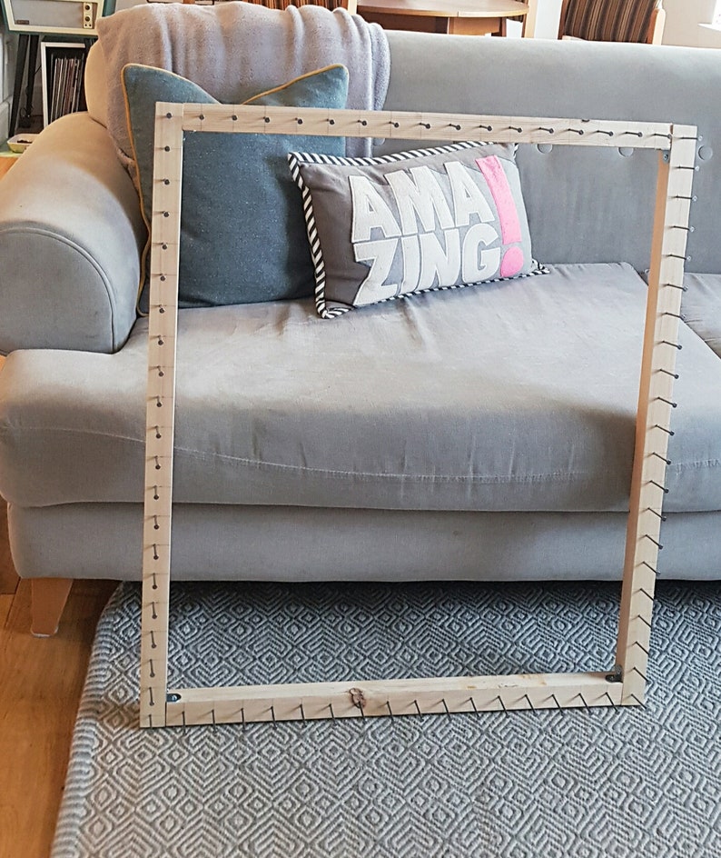Frame Loom for Pom Pom Blankets incl. instructions pompom Etsy