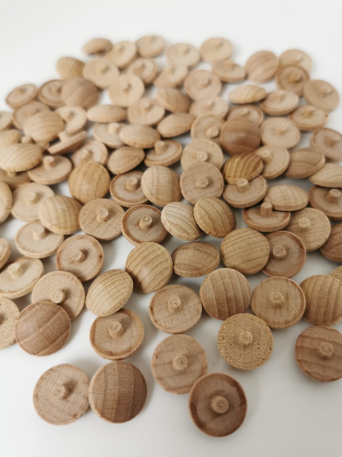 Press Fit Solid Wood Screw Cover Caps Pine Oak Beech Ash Maple Etsy