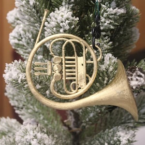 French Horn Tree Ornament