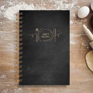 Personalized Hardcover Recipe Book - Dinner Plate