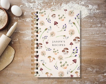 Personalized Hardcover Recipe Book - Forager