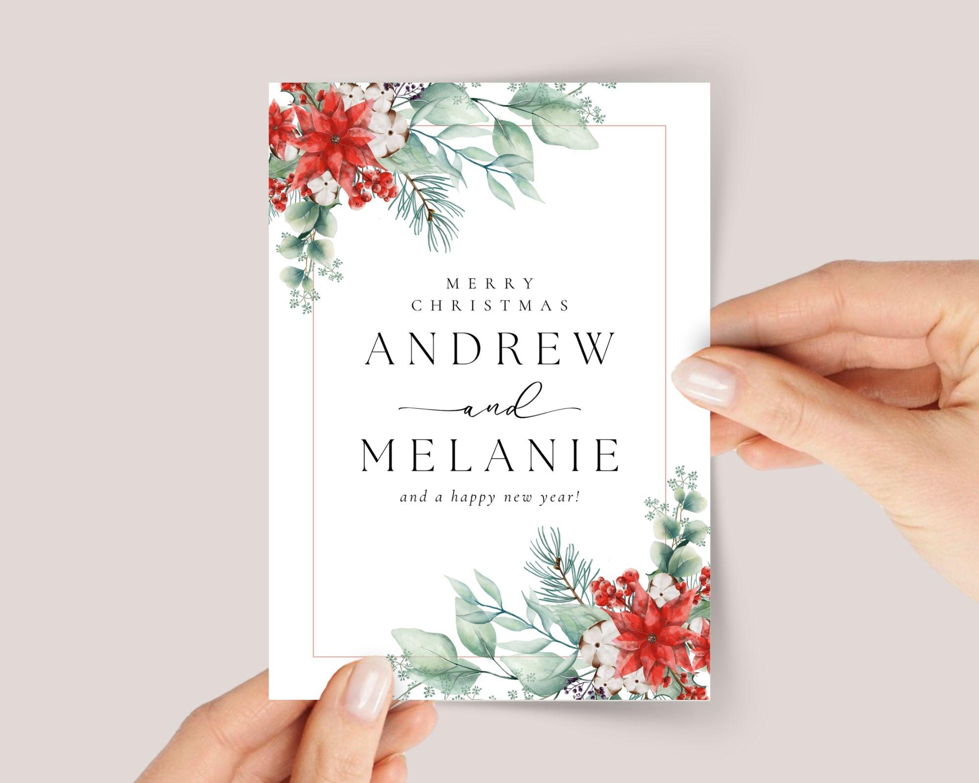 Red Luxury Merry Christmas Greeting Card, Luxury, Merry Christmas - View #13