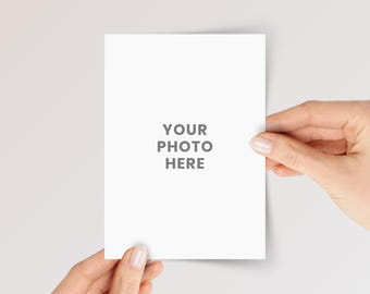 Custom Photo Greeting Cards with Envelopes for Birthday/Graduation/Anniversary Gift