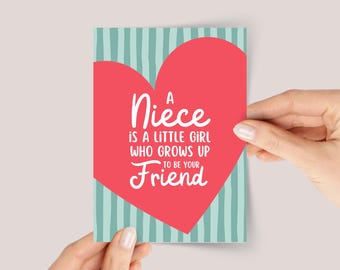Birthday Card for Niece Who is Your Friend