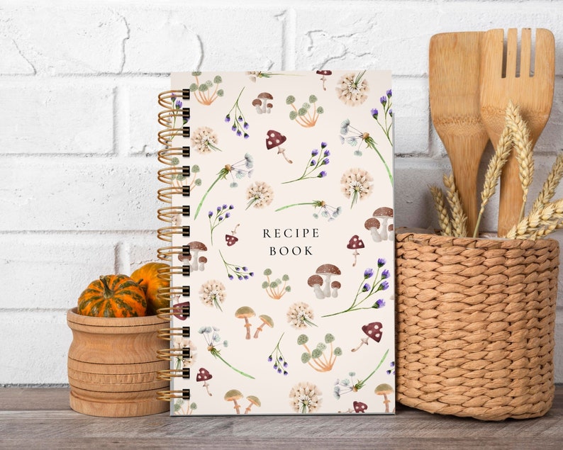 Personalized Hardcover Recipe Book Forager None