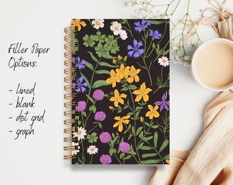 Hardcover Spiral Journal — Clover Nights