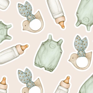 Paquete de confeti para baby shower de 2" (18-20 piezas)