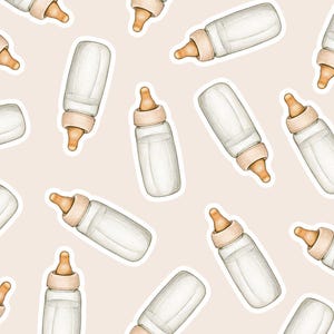 Confettis biberon de 2 po. pour baby shower, décoration de fête, sexe révélateur