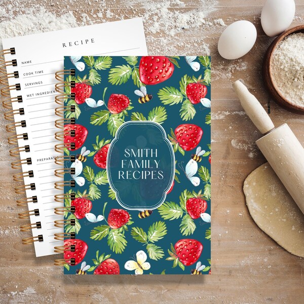 Handmade Recipe Book Etsy