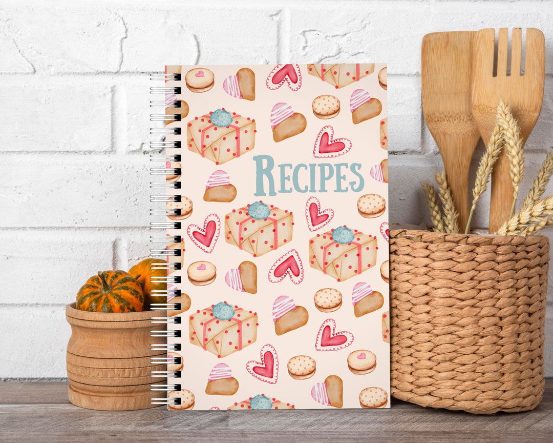 Hardcover Blank Recipe Book Sweet Treats Etsy