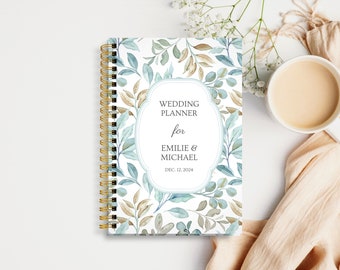Personalized Wedding Planner | Wedding Gift - Leaves of Gold