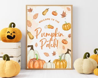 Printable Party Sign - Welcome to the Pumpkin Patch