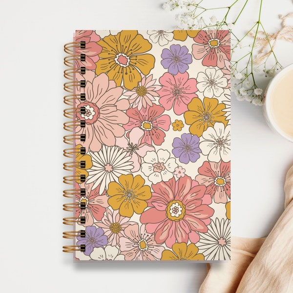 Hardcover Spiral Journal — Boho