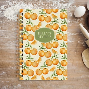 Personalized Hardcover Recipe Book —  Clementines