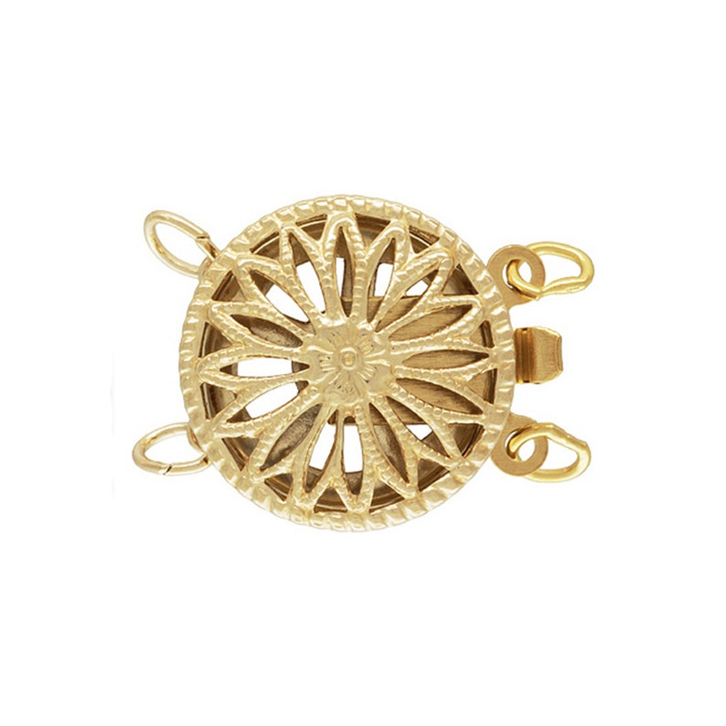 14K Gold Filled Layered Necklace Detangler Multi Strand Etsy