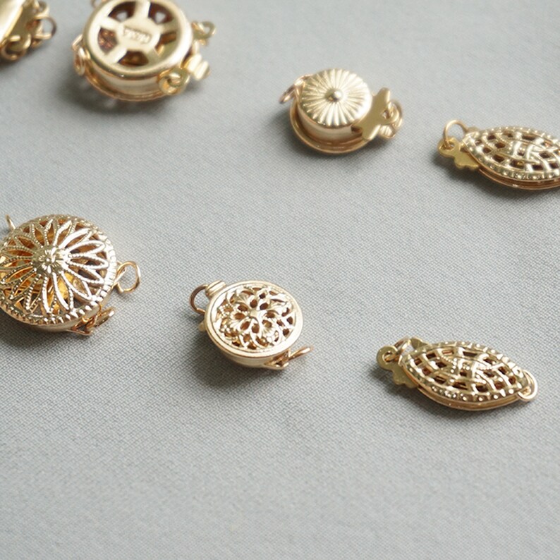 14K Gold Filled Layered Necklace Detangler Multi Strand Etsy