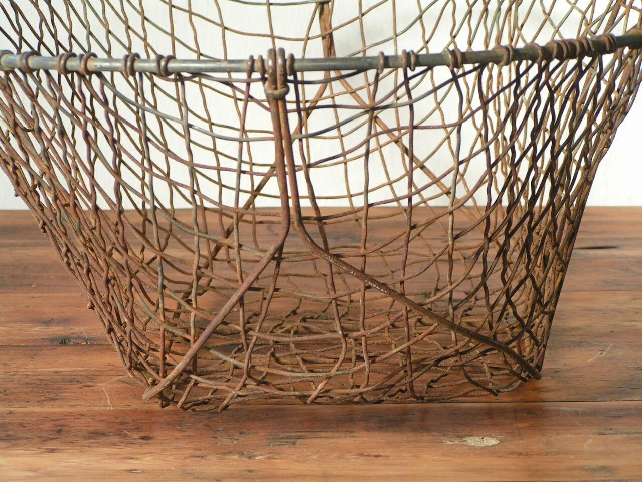 decorative old vintage wire basket