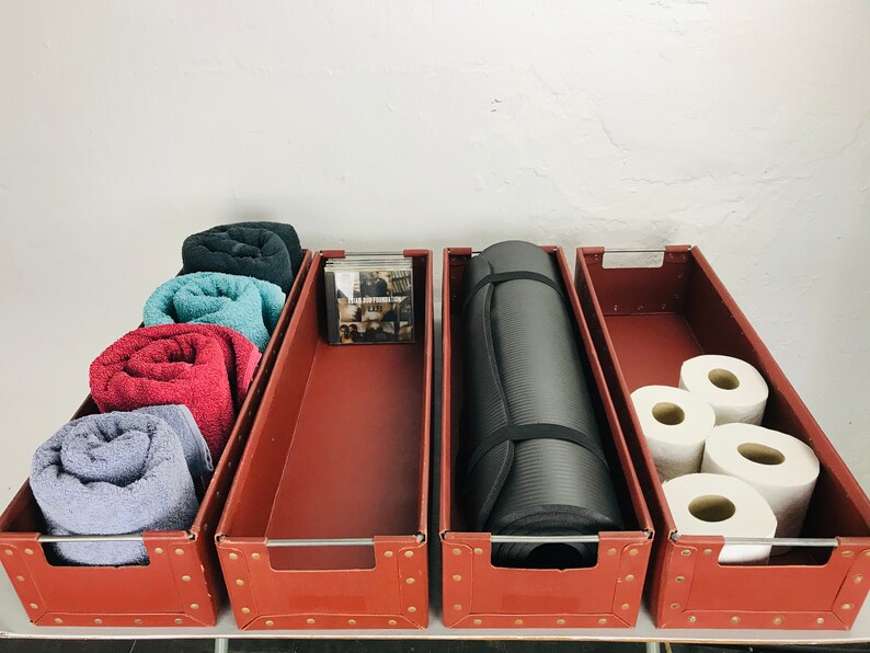 Vulcanized Fiber Boxes Burgundy Red Rivets Industrial Containers Boxes ...