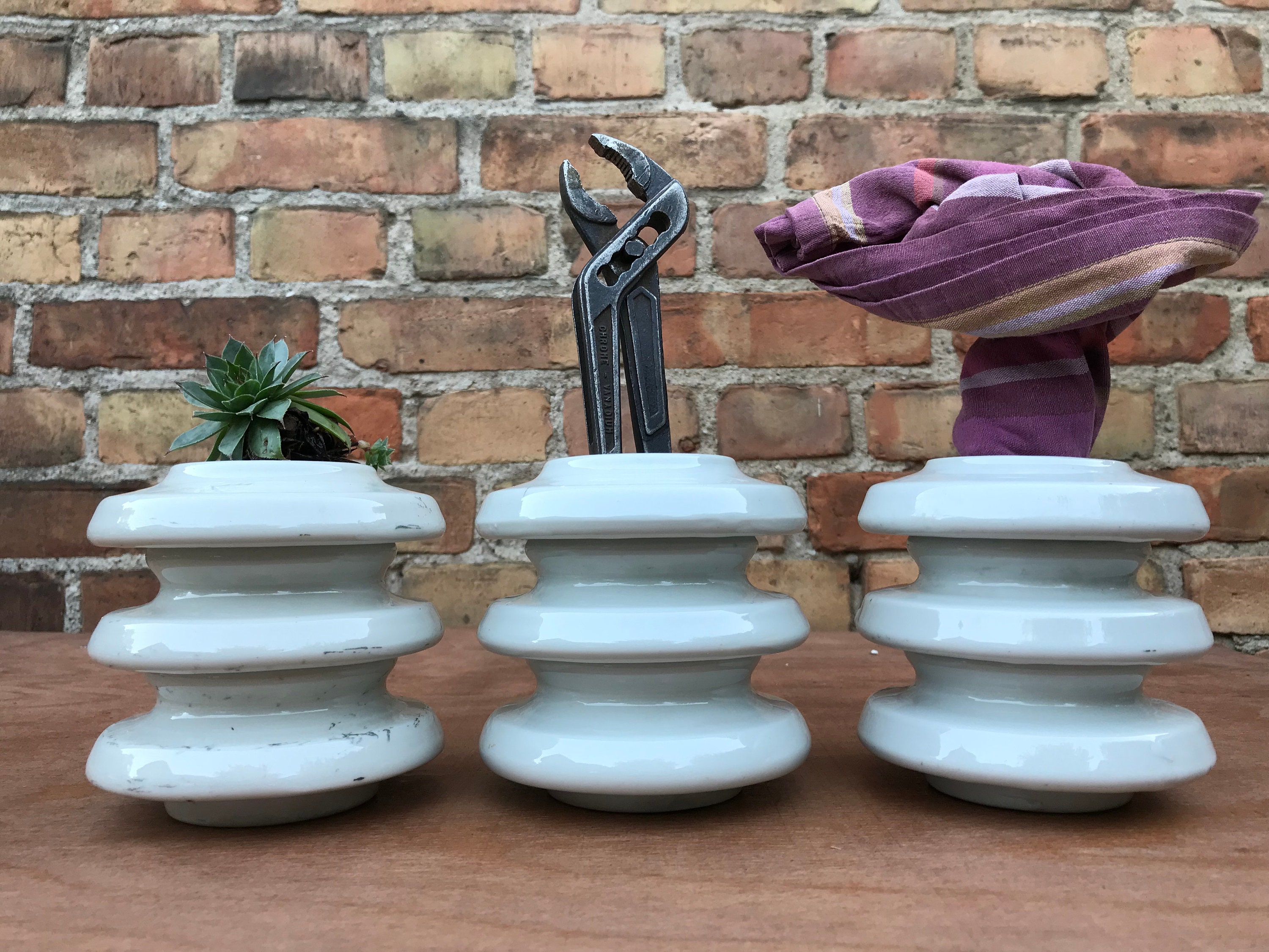 5 Stk. Keramik Isolatoren 6,5mm | Aluminiumoxid Konisch | Bis 1600°C Hitze Beständig