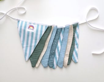Bunting children's rooms and party decoration. Garland: 118.11" inches long with 10 pennants