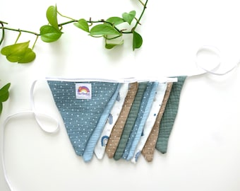 Bunting children&#39;s rooms and party decoration. Garland: 118.11&quot; inches long with 10 pennants