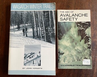 Vintage Winter Reference Book - Wastach Utah Trails