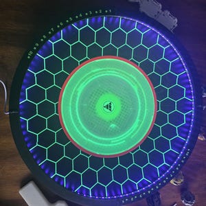Custom 20 Inch Beyblade Arena: Glows with USB Blacklight for Tournaments. image 8