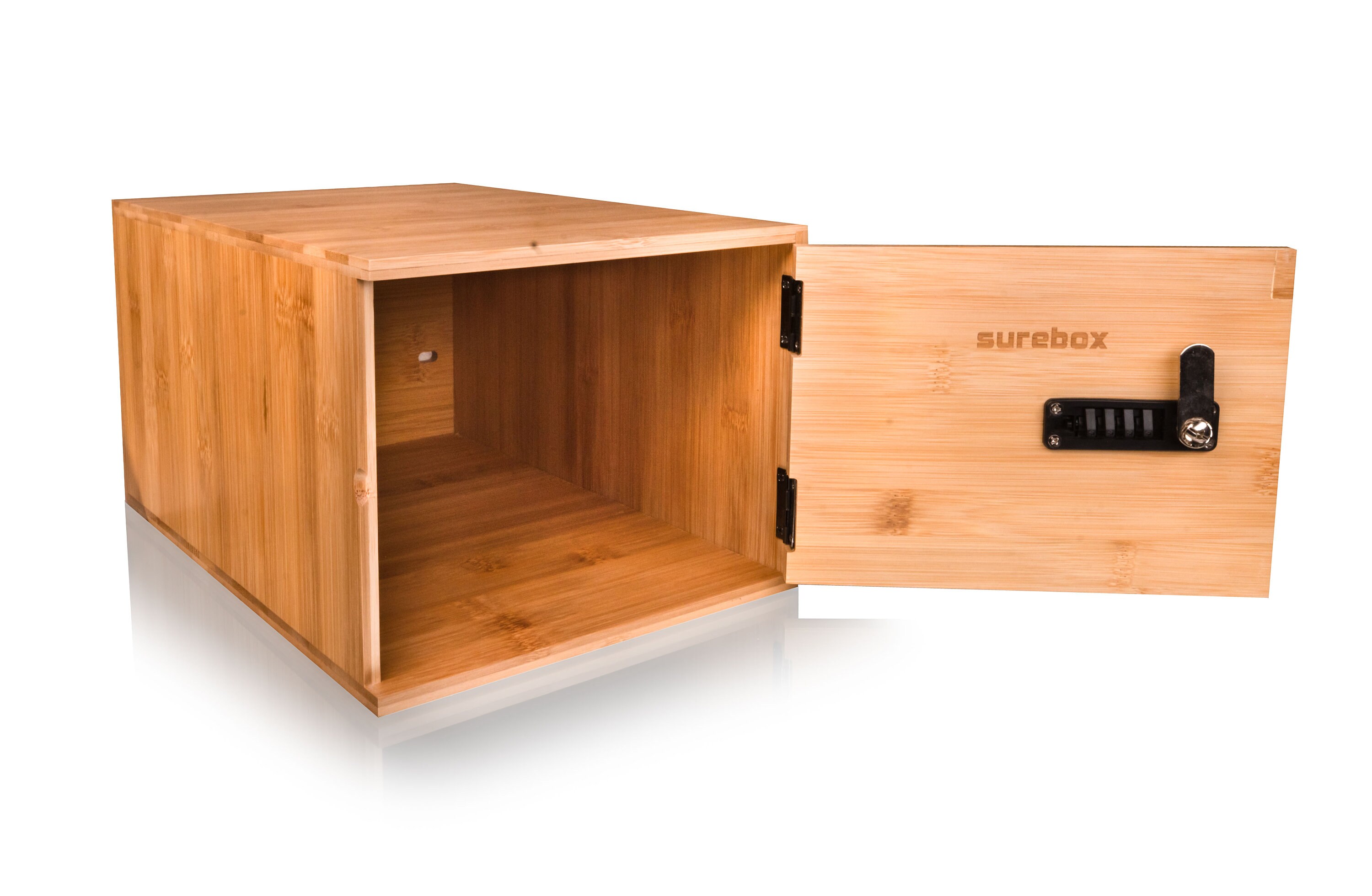 SUREBOX Lockable Box Bamboo 4 Digit Combination Lock Etsy UK