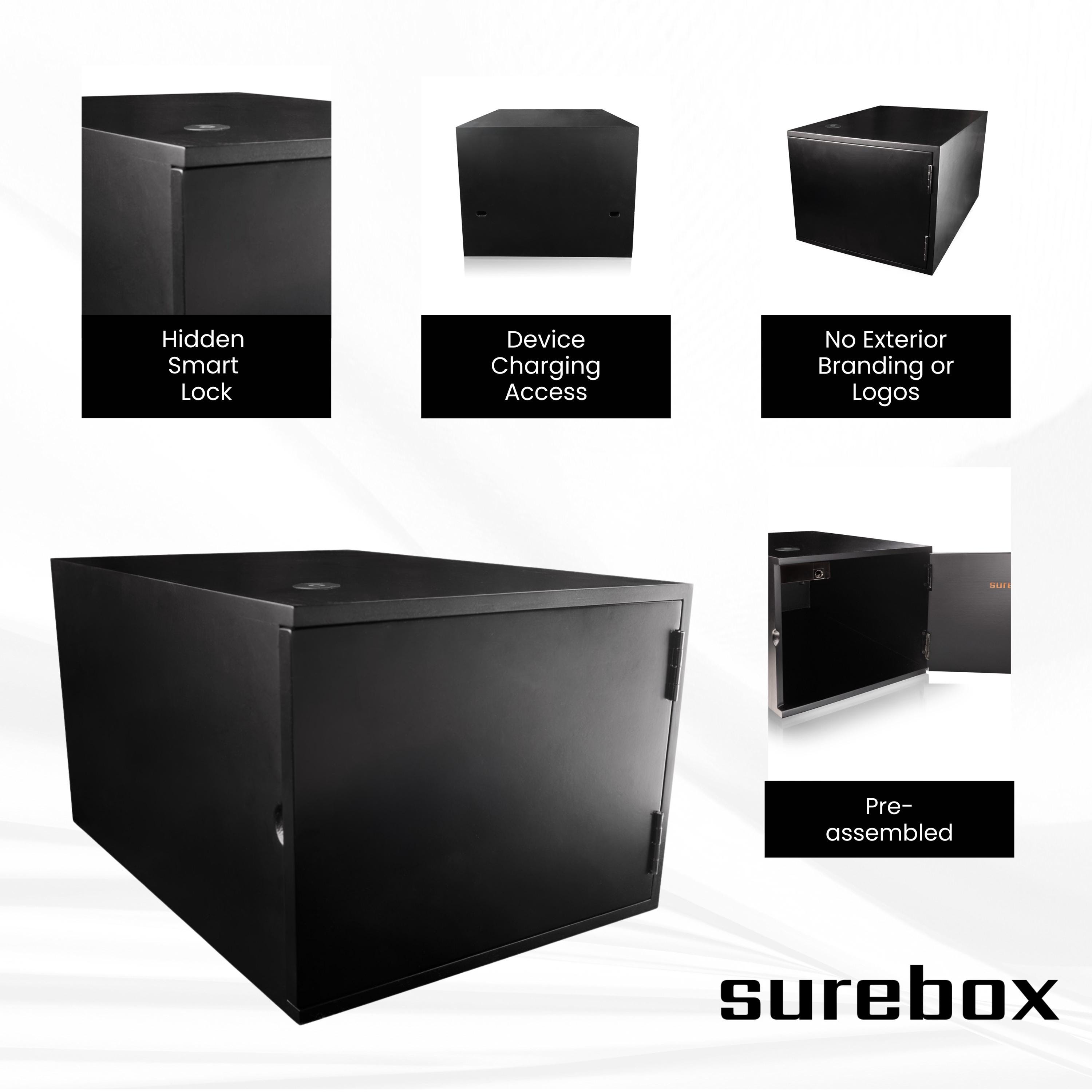 Boîte Verrouillable Intelligente En Bambou – 12 Litres – Smart Lock Avec App TTLock – Sécurité Pour Maison, Bureau - 4
