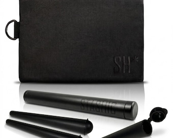 STASHIC Smell Proof Bag - Mini Pouch + XL Metal Tube + 3 Plastic Tubes - SH*