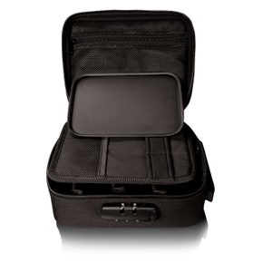 STASHIC Large Smell Proof Bag - Lockable Case Box - Activated Carbon - Smell Proof Storage - Slide-Out Prep Tray - YKK Zips/Anti-Snag - SH*