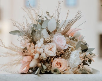 Dried flower bridal bouquet *apricotbeauty*