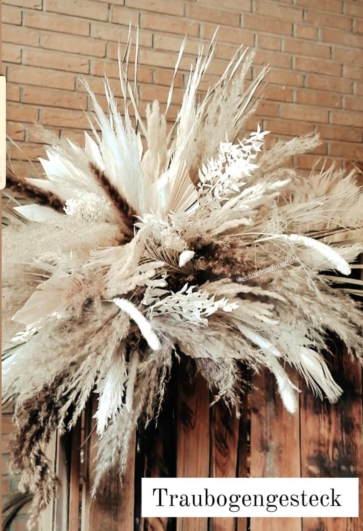 Arrangement d'arc de Mariage Bohocloudlove