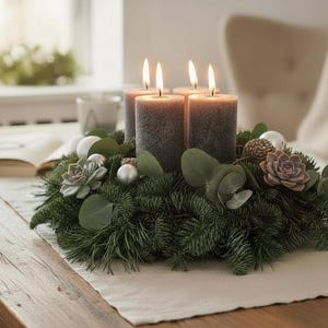 Künstlicher adventskranz