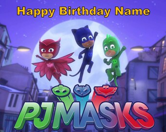 pj mask edible image