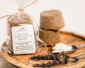 Lavender Bath Truffles - All Natural Moisturizing Bath Melt