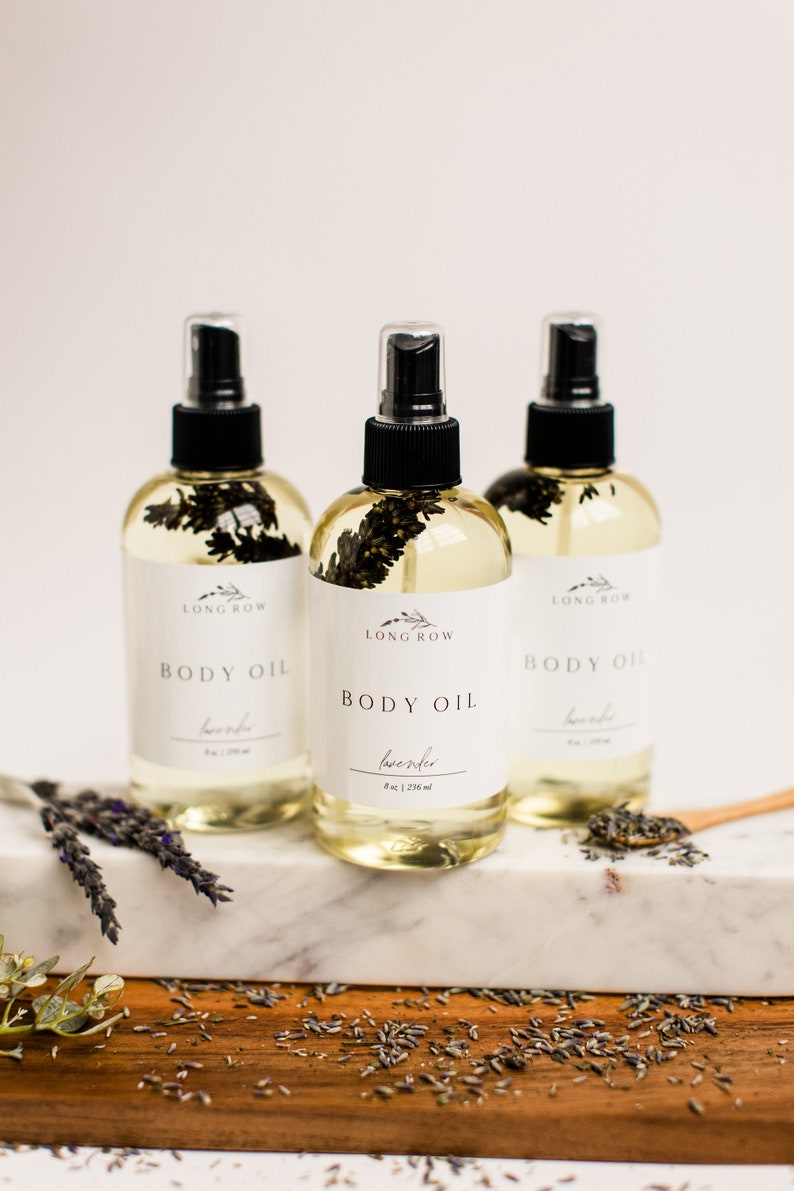 Lavender Body Oil Luxurious, All Natural Moisturizer image 1