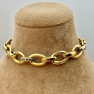 18k Real Gold Cable Bracelet, 7.5 inches, 9mm,  Unique & Stylish Design, Charming and Shiny! A perfect Gift! Hot Style Gold Bracelet!