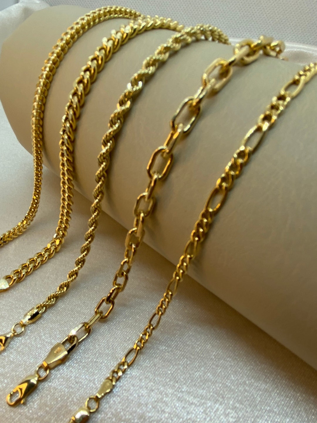 18k Real Gold Bracelet 14k Gold Bracelet 18k Rope Bracelet Etsy