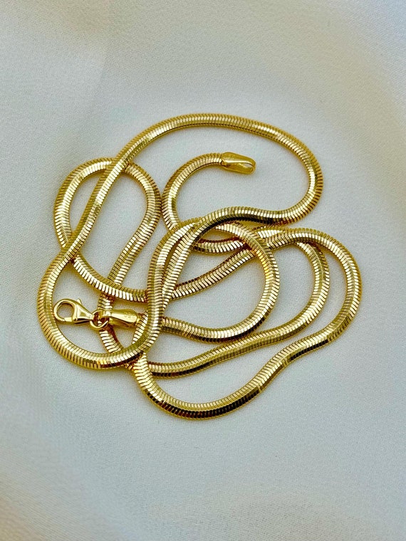 ★HARANG★ HR 345N_Herringbone Snake Chain Necklace (Thick) ☆HARANG☆ HR 345N_Herringbone Snake Chain Necklace (Thick