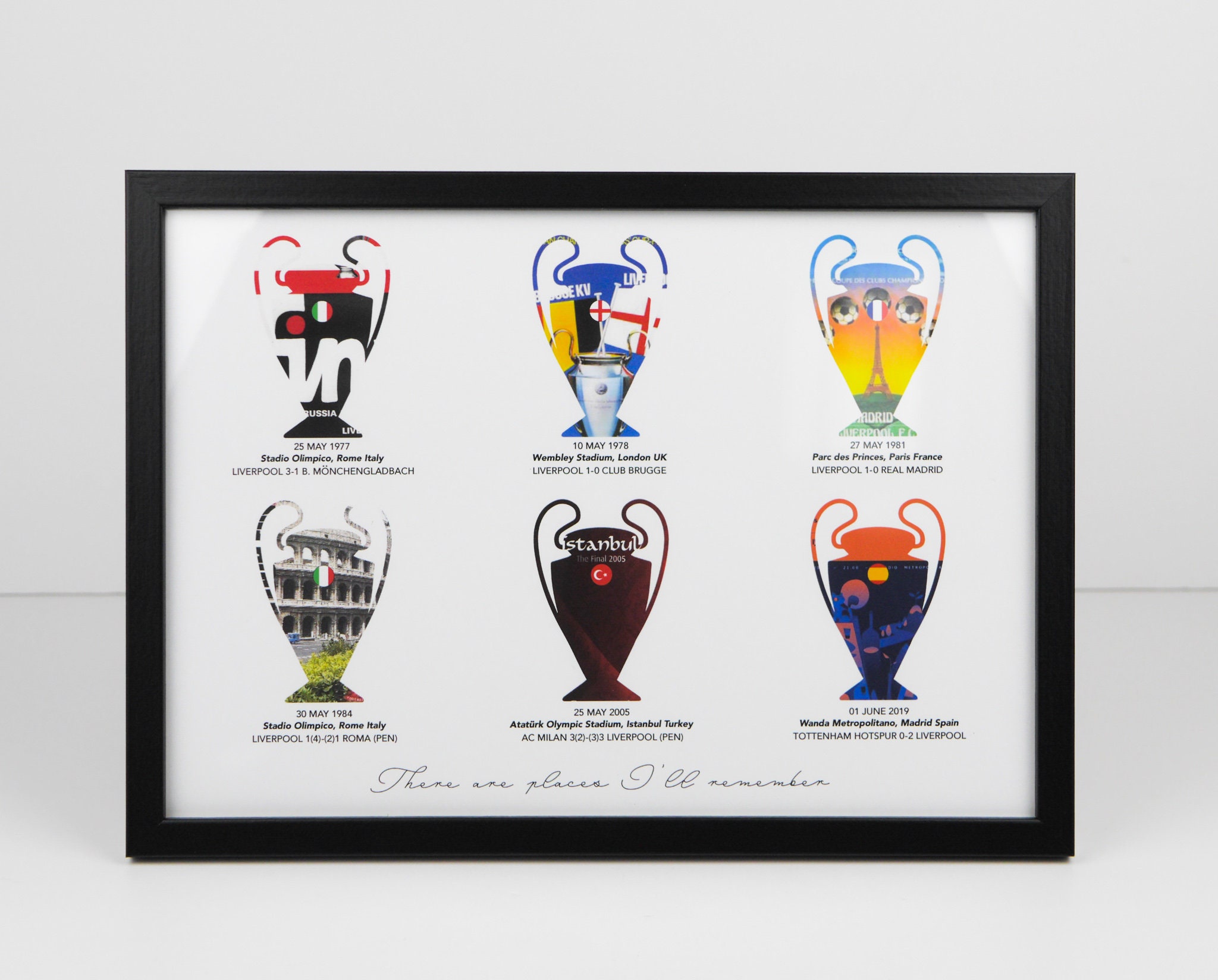 Liverpool Framed Print Liverpool FC Poster Liverpool Wall Etsy UK