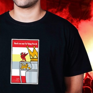 Lilapfalisches Meister-T-Shirt - Zurück auf unserem Perch-T-Shirt - RedSquared 20 Times Spiel Sieger-T-Shirt